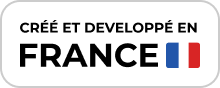 Application créée et développée en France