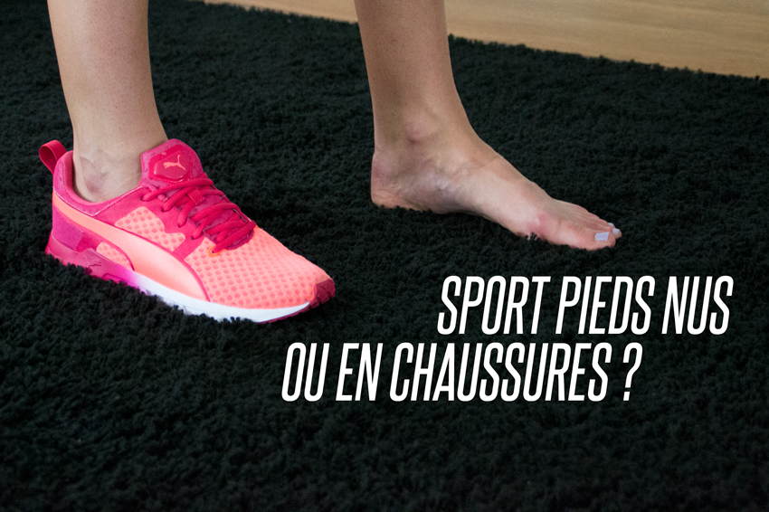 chaussures pieds nus