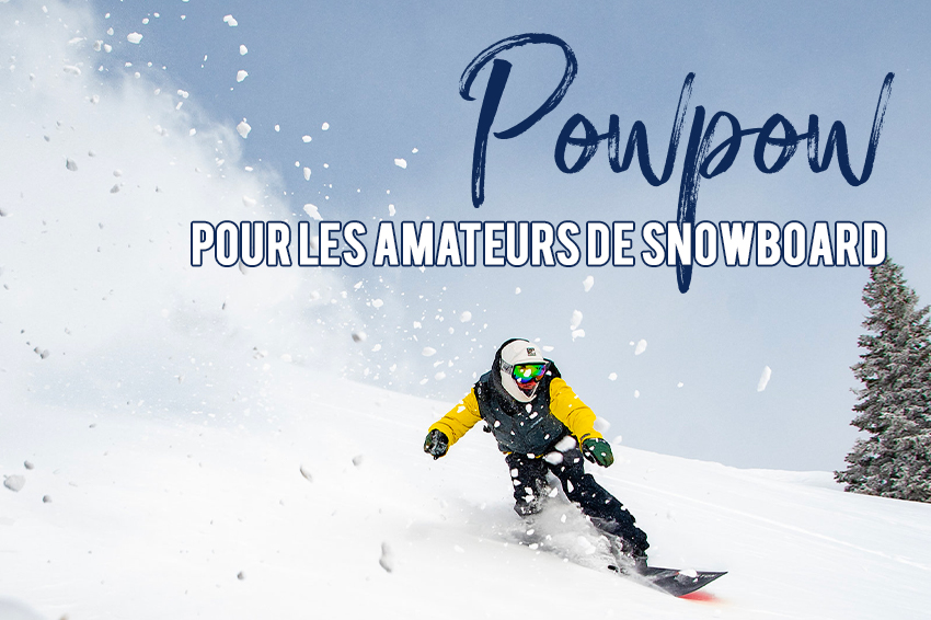 Homme qui fait du snowboard